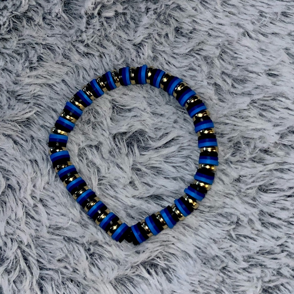 CLAY beads bracelet HANDCRAFTED